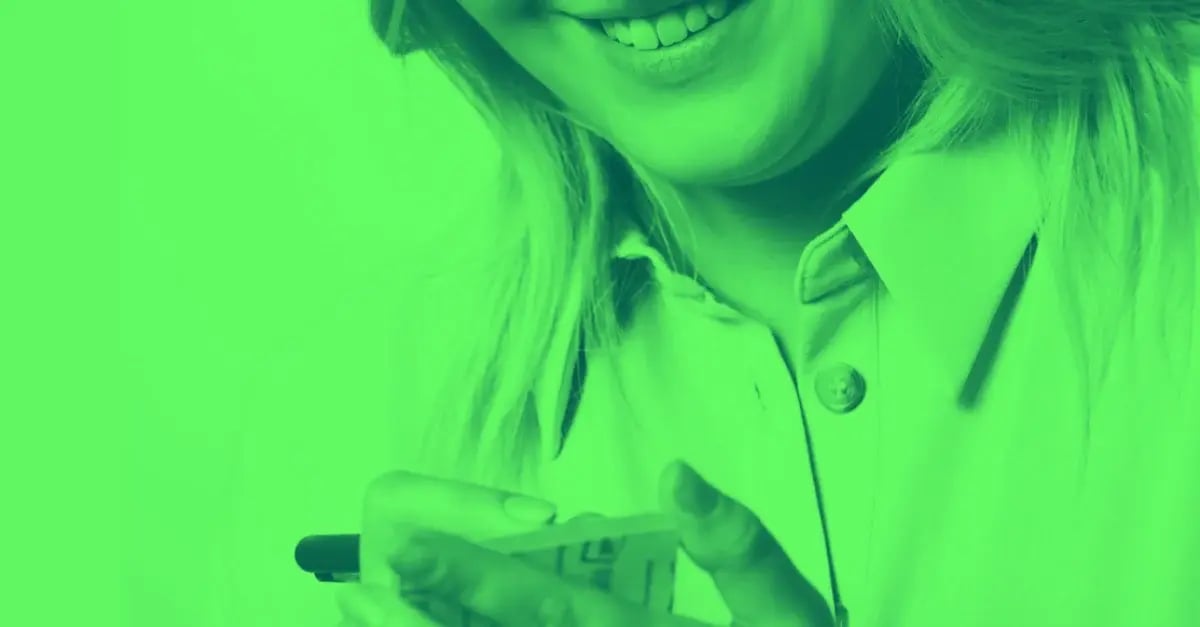 A woman learning about habits